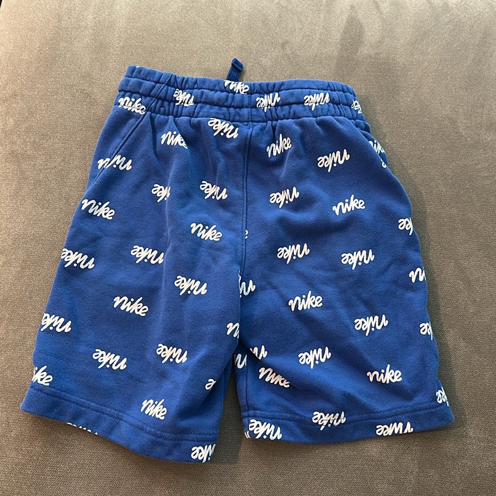 Nike Kids Royal Blue Logo Shorts - Picture 3 of 3